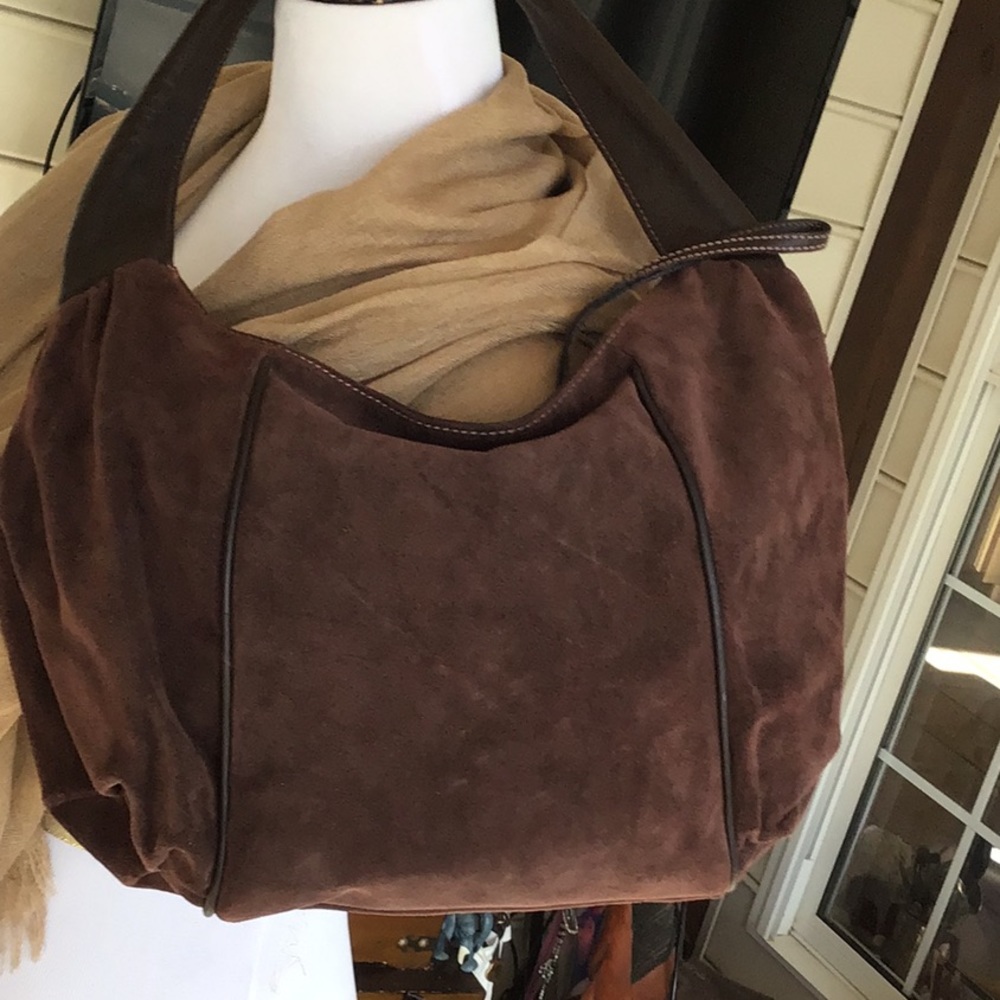 Lovely Grimani Suede leather shoulder bag